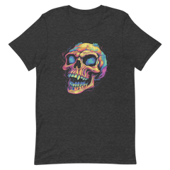 Psychedelic Smiling Skull Unisex T-shirt