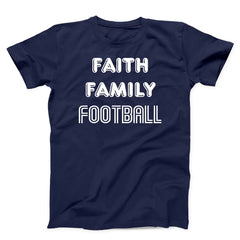 Faith Family Football Unisex T-Shirt