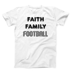 Faith Family Football Unisex T-Shirt