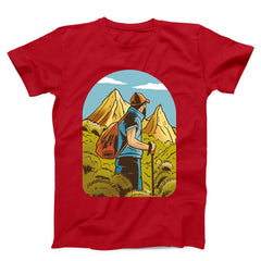 Hiking Man Unisex T-Shirt