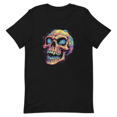 Psychedelic Smiling Skull Unisex T-shirt