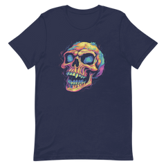 Psychedelic Smiling Skull Unisex T-shirt