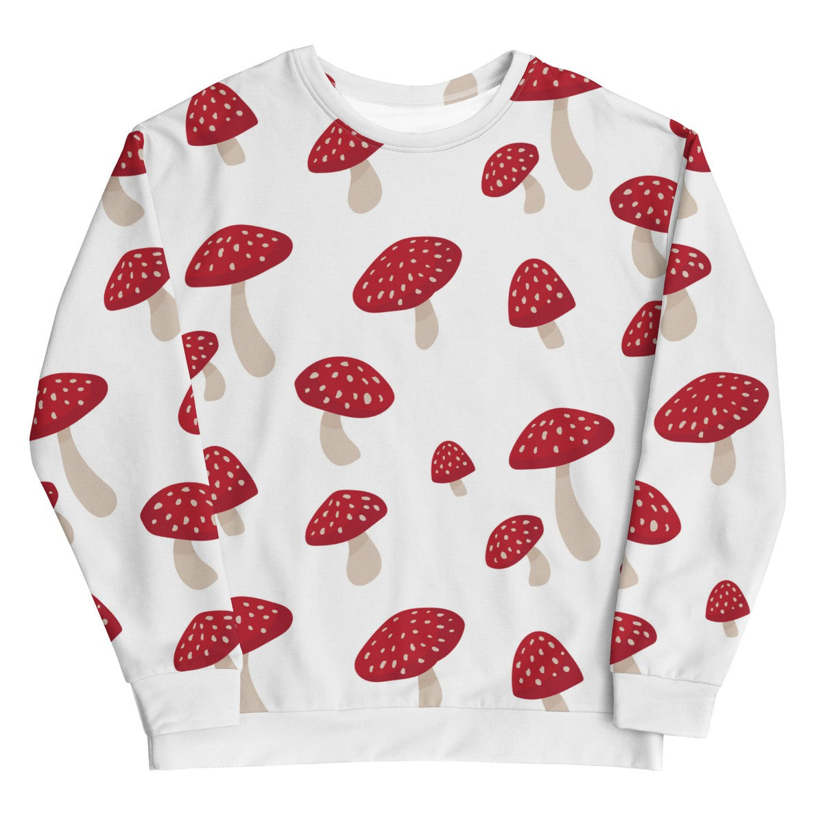 Red Mushrooms Unisex Sweatshirt - ZKGEAR