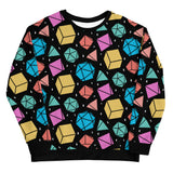 Dice Polygonal Unixex Sweatshirt - ZKGEAR