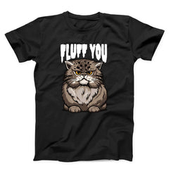 Angry fluffy Cat Unisex T-shirt