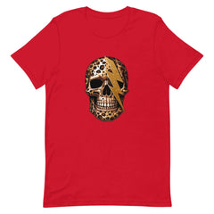 Animal Print Skull Unisex T-shirt