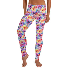 Bright Hibiscus Flowers Leggings