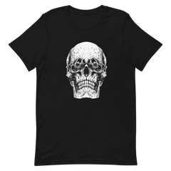 Edgy Skull Design Graphic T-Shirt