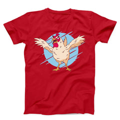 Crazy Chicken Cartoon Unisex T-Shirt