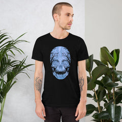 Creepy Skull And Forest Unisex T-shirt