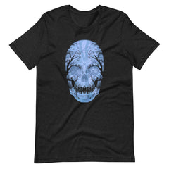 Creepy Skull And Forest Unisex T-shirt