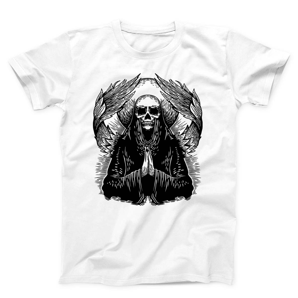 Dark Skeleton Angel Unisex T-Shirt