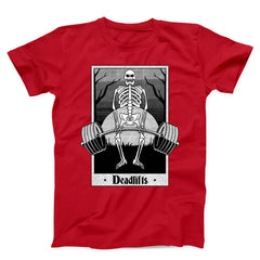 Deadlifts Tarot Skeleton Unisex T-Shirt