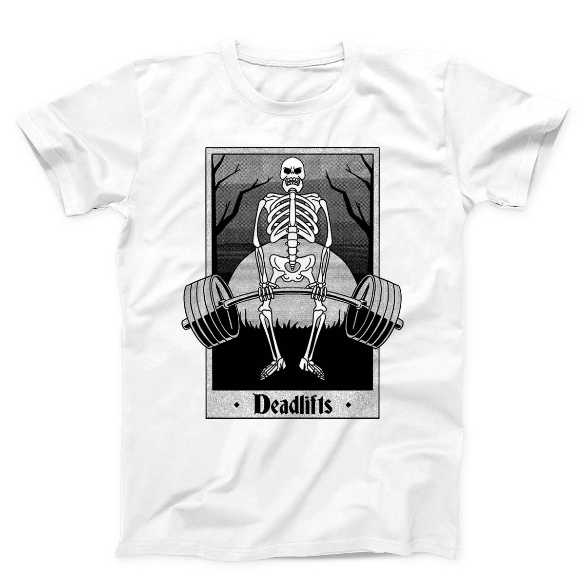 Deadlifts Tarot Skeleton Unisex T-Shirt