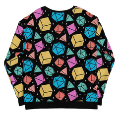 Dice Polygonal Unixex Sweatshirt