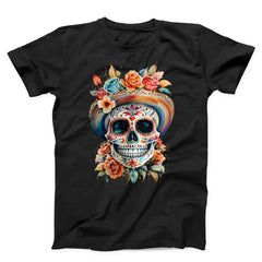 Floral Skull Fiesta Unisex T-shirt