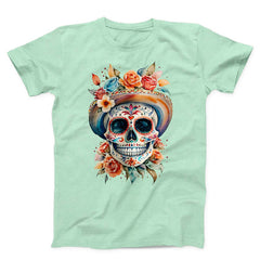 Floral Skull Fiesta Unisex T-shirt