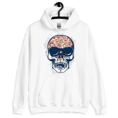 Floral Skull Unisex Hoodie