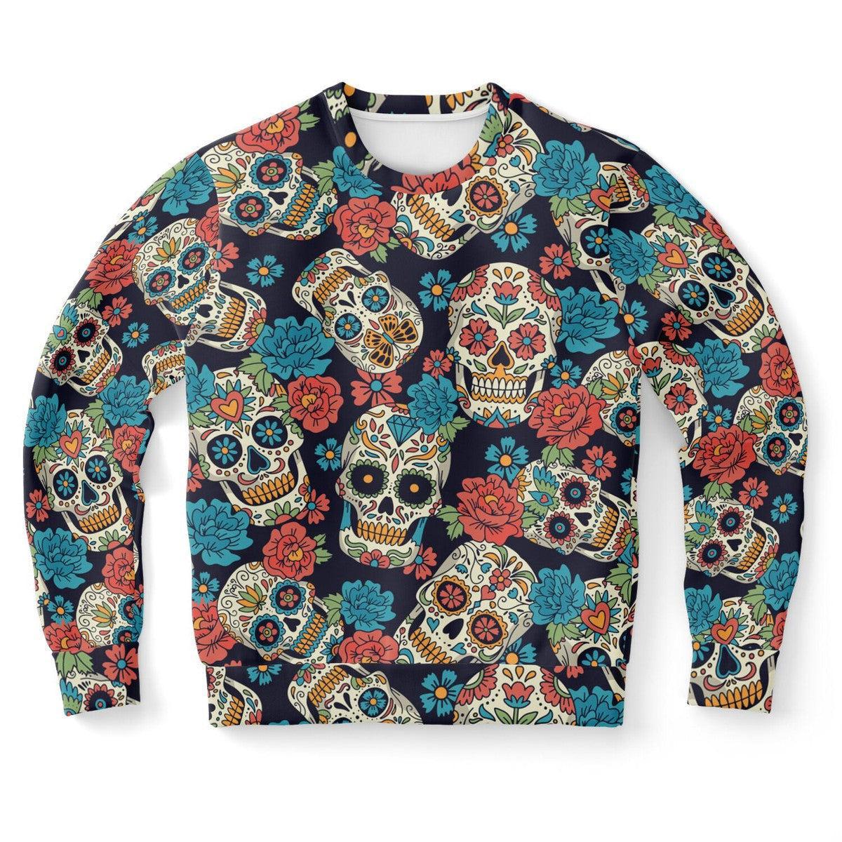 Flower Skull Unisex Sweatshirt