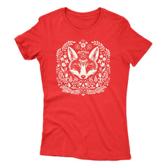 Folksy Fox Women's T-shirt - ZKGEAR