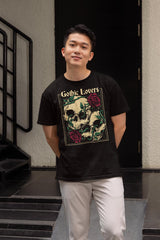 Gothic Lovers Skulls Unisex T-shirt