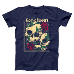 Gothic Lovers Skulls Unisex T-shirt