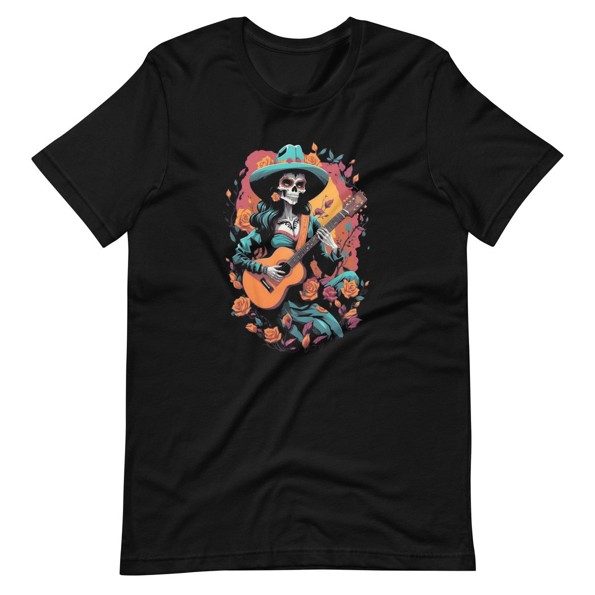 Guitar Catrina Unisex T-shirt