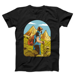 Hiking Man Unisex T-Shirt