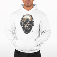 Skull Soldier Military Helmet Unisex Hoodie