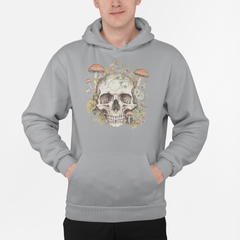 Skull With Mushrooms Unisex Sweatshirt
