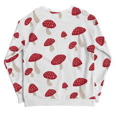 Red Mushrooms Unisex Sweatshirt