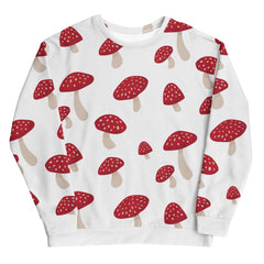 Red Mushrooms Unisex Sweatshirt