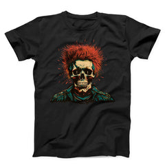 Redheaded Skeleton Punk Unisex t-shirt - ZKGEAR