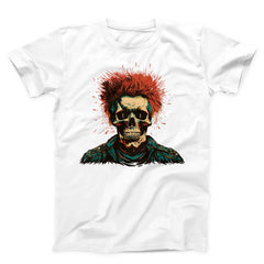 Redheaded Skeleton Punk Unisex t-shirt - ZKGEAR