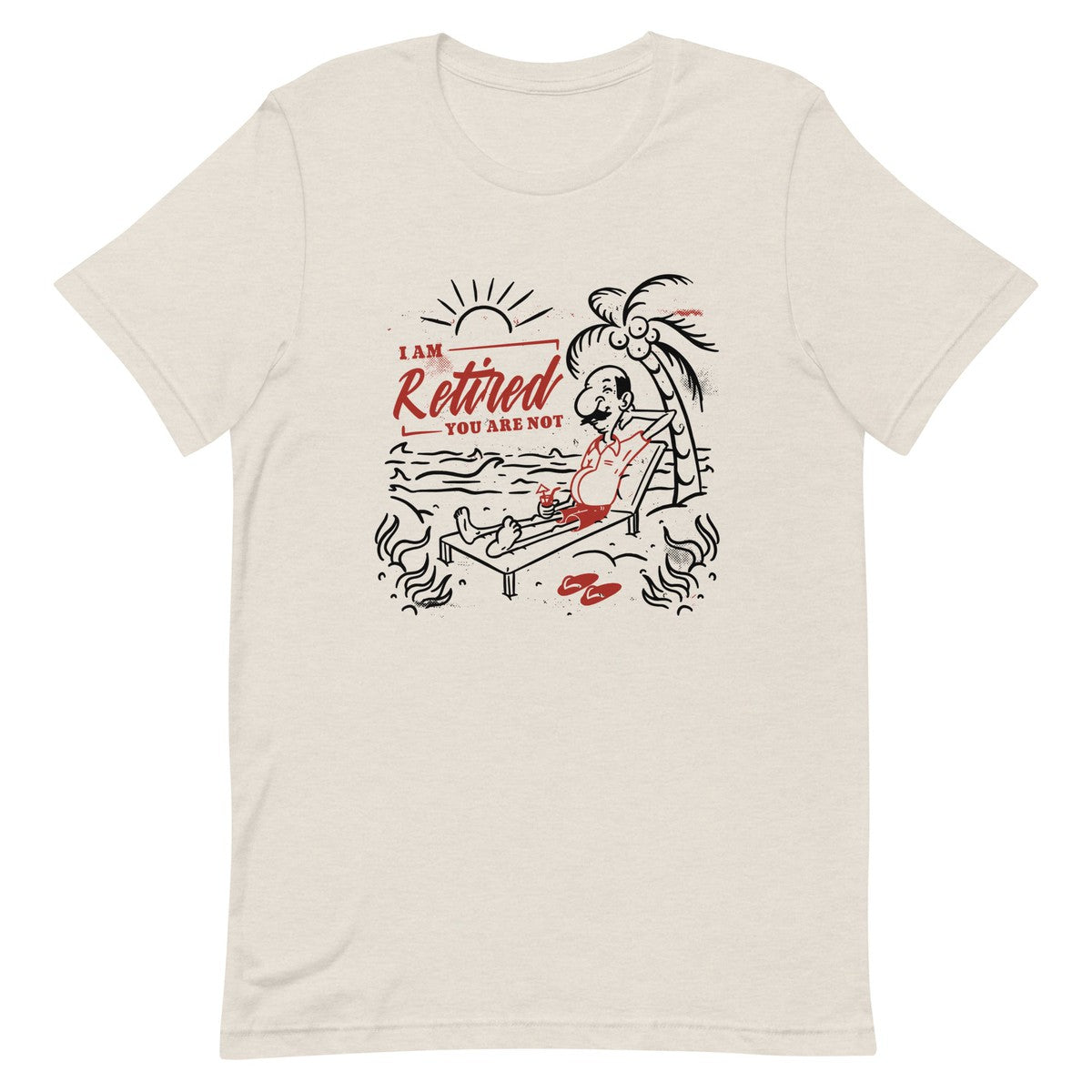 Retired Beach Unisex T-shirt