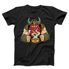 Redhead Viking Warrior Eating Unisex T-Shirt