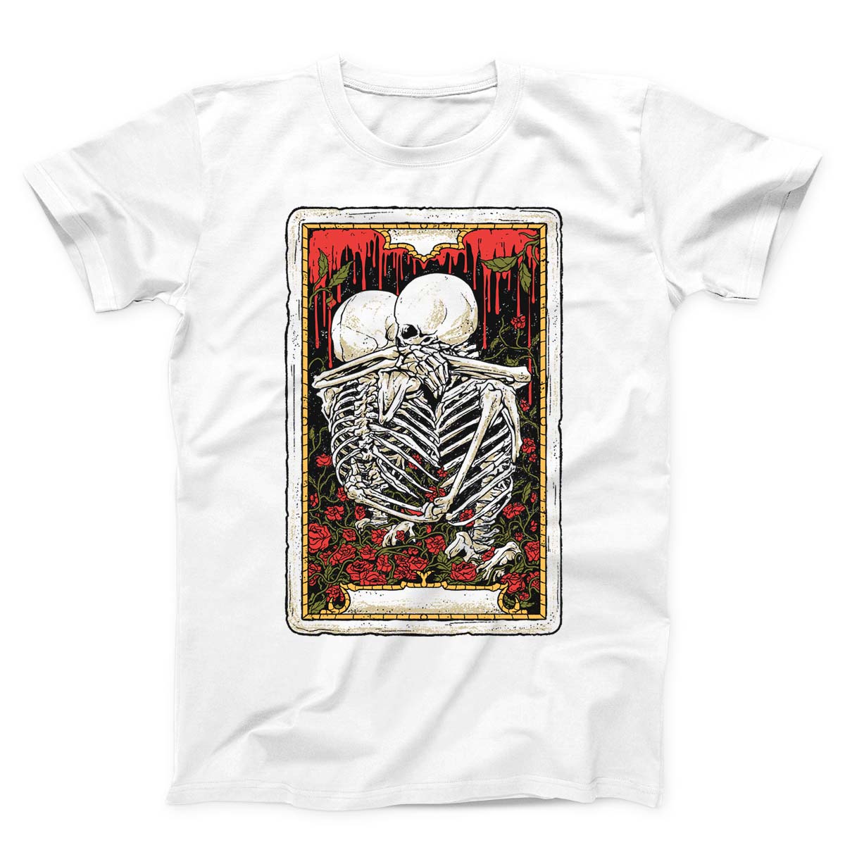 Skeleton Hug Tarot Unisex T-Shirt