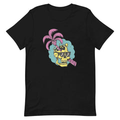 Skull And Palm Tree Summer Unisex T-shirt