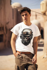 Skull Soldier Military Helmet Unisex T-shirt