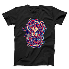 Snake Head Lady Medusa Unisex T-shirt