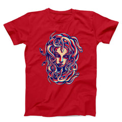 Snake Head Lady Medusa Unisex T-shirt