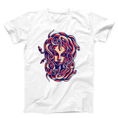 Snake Head Lady Medusa Unisex T-shirt - ZKGEAR