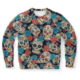 Flower Skull Unisex Sweatshirt - ZKGEAR