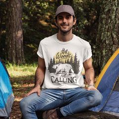 The Woods Are Calling Bear Forest Unisex T-shirt