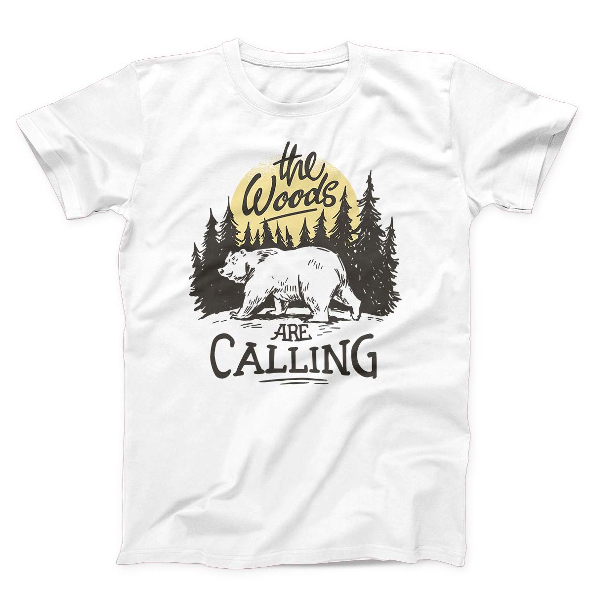 The Woods Are Calling Bear Forest Unisex T-shirt