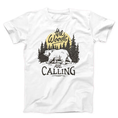 The Woods Are Calling Bear Forest Unisex T-shirt