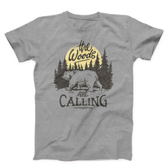 The Woods Are Calling Bear Forest Unisex T-shirt