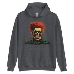 Redheaded Skeleton Punk Unisex Hoodie - ZKGEAR