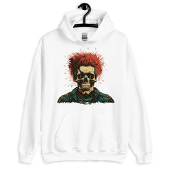 Redheaded Skeleton Punk Unisex Hoodie - ZKGEAR