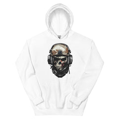 Skull Soldier Military Helmet Unisex Hoodie - ZKGEAR